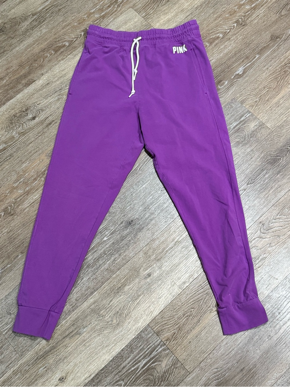 PINK Victoria's Secret Purple Drawstring Joggers